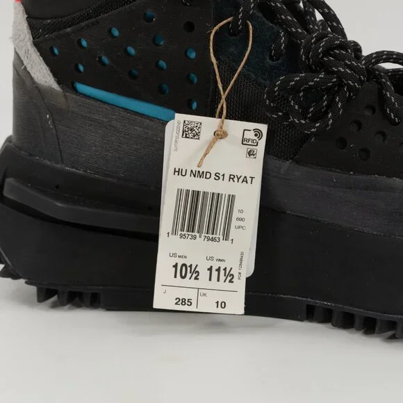 Adidas Pharrell x HU NMD_S1 RYAT 'Core Black' GV6639 Multi Size - Picture 8 of 10